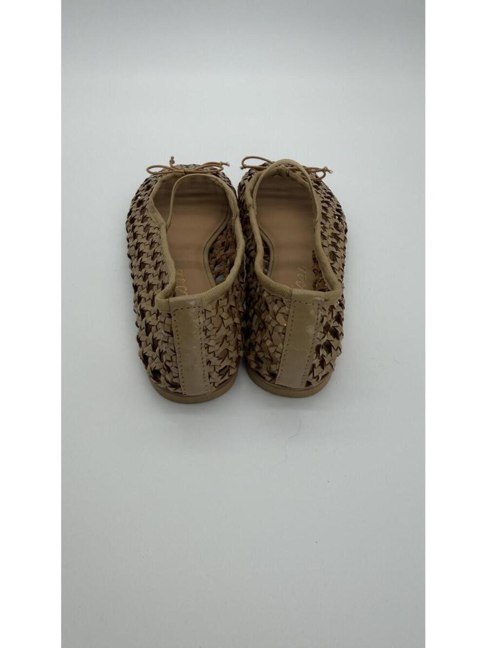 Matisse Eloise Woven Leather Mary Jane Flats Tan Ballet Shoes Women’s Size 7 - Picture 4 of 4